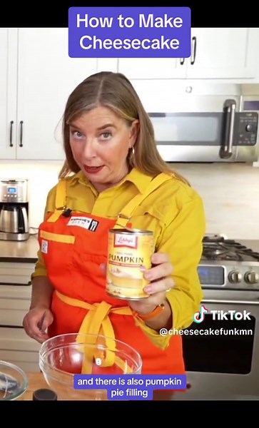 How to make cheesecake: Pt. 3 - Whipping up the cream cheese! Bakers Tip: If the cream cheese is not room tempersture, it can create clumps. You don’t want clumps! #Cheesecake #DIYBaking #FoodPorn #Baking #HowTo