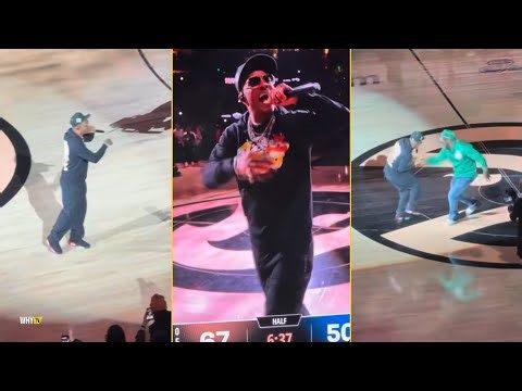 T.I And Young Dro Dissing 50 Cent While Performing At HAWKS vs ORLANDO MAGIC Game Last Night