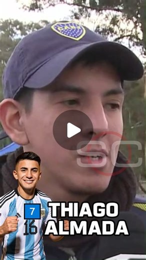 SportsCenter ESPN on Instagram: "¡¡LOS HINCHAS DE #BOCA QUIEREN A UN CAMPEÓN DEL MUNDO!! ⭐ Paliza TOTAL de Thiago #Almada en la encuesta previa al partido de #CopaArgentina vs. #AlmiranteBrown  ¿Te gustaría ver al ex #Vélez en el Xeneize?"