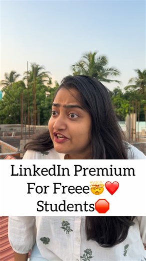 Nandy | Nandhini Raja on Instagram: "LinkedIn premium for free🤯❤️ #coding #interview #linkedin #linkedinfree #interviewprep #interviewquestions #softwaredeveloper #linkedintips"