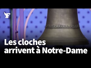 Notre-Dame: les images de l'arrivée des cloches un mois avant sa réouverture