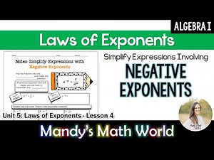 Simplify Expressions with Negative Exponents