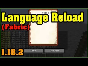 Language Reload [Fabric] Mod 1.18.2 Download - How to install it for Minecraft PC