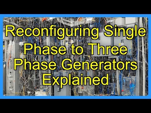 Reconfiguring Single Phase to Three Phase Generators Explained