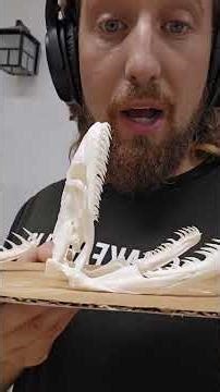 CRAZY PYTHON SKULL COMPARISON! #python #snake #wildlife #florida #nature