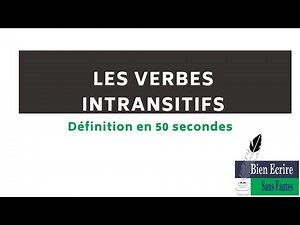Les verbes intransitifs
