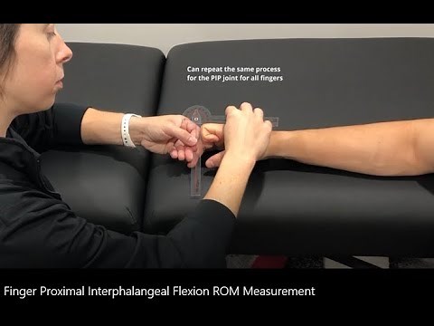 Range of Motion Measurement: Finger Proximal Interphalangeal Flexion