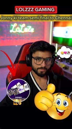 Jonny ki team semi final going to Chennai 🔜🚗#lolzzzgaming #jonathangaming #gaming #shorts #bgmi