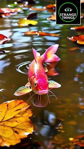 Beautiful pink fish swimming. #fishvideo #aiuhd #satisfying #pinkfish #viralvideo