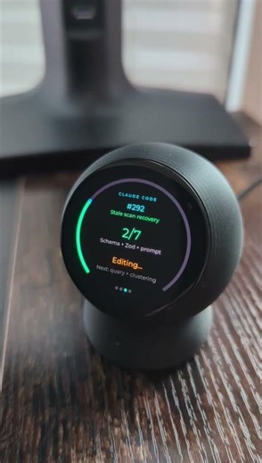 Nova Sphere MCP Demo — AI Agent Controls Physical Display in Real-Time