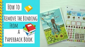 How to Remove the Binding from a Paperback Book You can purchase the Breaking Free 90 Day Weight Loss Journal with our affiliate link here: https://amzn.to/2JdJuJy Bible Journaling Ministries Amazon Store: https://www.amazon.com/shop/biblejournalingministries Link to Momentum: https://4jqkvm9t.pages.infusionsoft.net Thank you for supporting our channel. To sign up for our free 10-day Bible journaling course: https://xy270-c02fef.pages.infusionsoft.net | Bible Journaling Ministries
