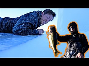 Digging Through Snow to Go Bass Fishing? CAMP & CATCH