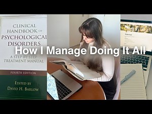 Master’s in Clinical Psychology: Time Management & Organisation Tips (Week in the Life)