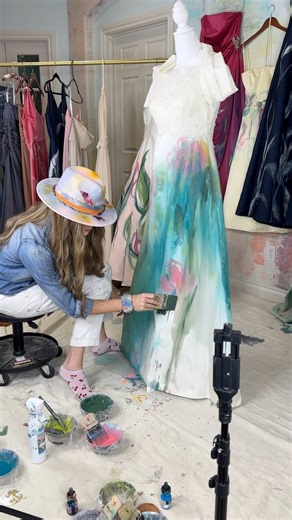 Whether you’re painting to sell, to wear, or just to rediscover joy, this is for you! Start, stop, and rewatch as many times as you like! | The Turquoise Iris