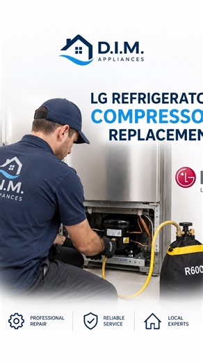 Replacing an LG Refrigerator Compressor | R600a Refrigerant