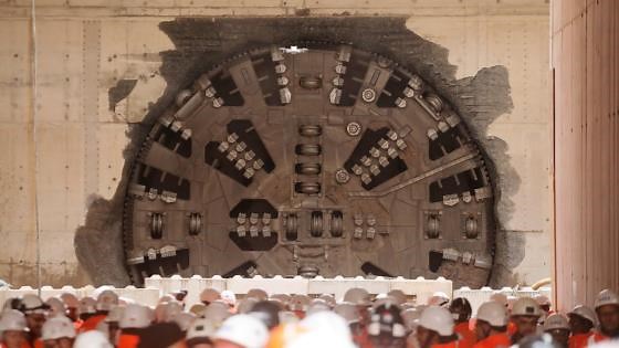 Giant boring machine breaks through to complete HS2’s last tunnel
