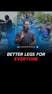 Here’s a solid leg workout for everyone—no need to label it as “glute-focused” or “performance-based” for it to be effective. Strength, endurance, and mobility all matter in your journey. Train with purpose, challenge your limits, and build the foundation that supports everything else. Let’s get to work. | Ron Jones