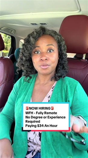This remote job is hiring now! This job pays up to $34 an hour and it is fully remote and entry level. Find out where to find this and other jobs like it. #jobtip #employment #jobhunt #careertok #wfh