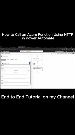 How to Call an Azure Function Using HTTP in Power Automate