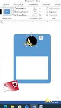LEARN HOW TO CREATE A PROFESSIONAL EMPLOYEE ID CARD USING MS WORD!