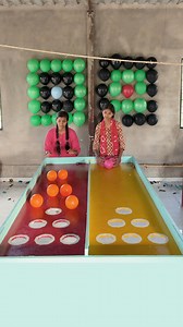 1.4M views · 7.2K reactions | Two Girls Battle to Push the Ball and Pop Balloons! | Fun Factory 3 | Facebook