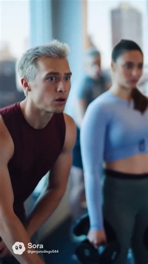 Audrey at the gym.
