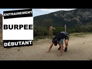 Entrainement burpees debutant (avec ou sans saut)