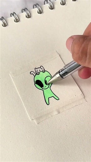 Alien Stickers dia 12 #alien #stickers #random #sketch #DIY