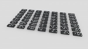 Domino Tile Collection - Buy Royalty Free 3D model by Pickle55100