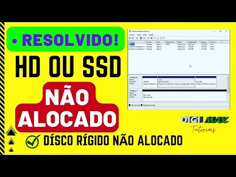 COMO RESTAURAR HD OU SSD NÃO ALOCADO SEM FORMATAR. RECUPERAR DISCO RÍGIDO E SALVAR DADOS