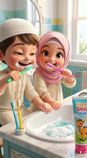 Cleanliness is Half of Faith | Islamic Rhyme for Kids | 3D Muslim Toddler Cartoon | Hygiene Song