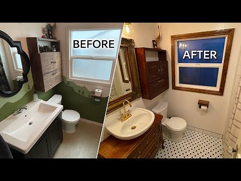 1920's House Bathroom Renovation | Start to Finish DIY