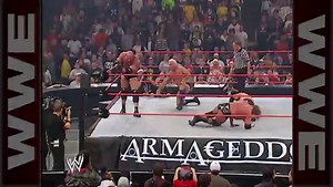 Triple H vs. Goldberg vs. Kane - Triple Threat World Heavyweight Championship Match