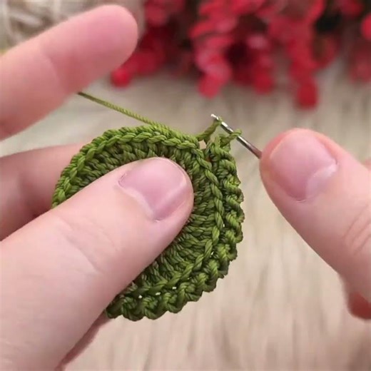 Colorful Crochet Circle Keychain | Handmade with Love ❣️ #crochet