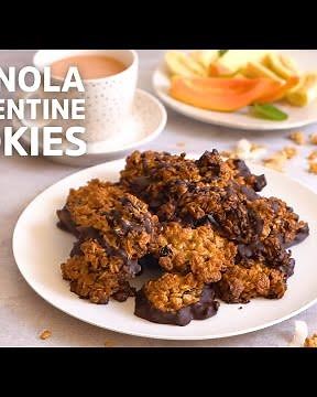 Granola Florentine Cookies