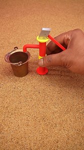 Mini water pump project mini tractor science project #satifying #handpump #waterpump #minivlog #tinyhome #tinyhouse #diy #cowshed #fblifestyle | Mini Rural Project