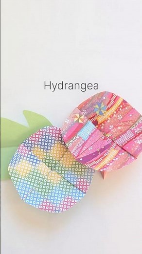 How to make an Origami Hydrangea | Japanese Origami