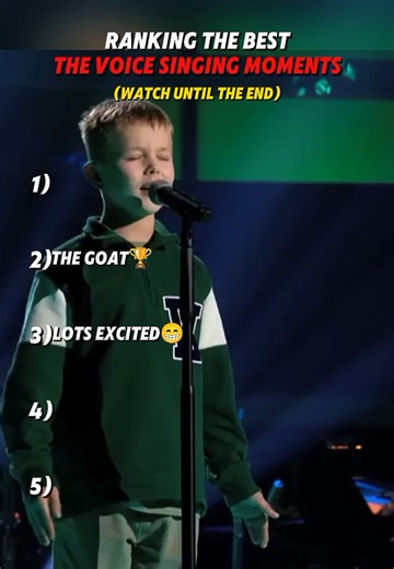 RANKING the BEST Voice Singing Moments 🎤🔥 (Wait for the Final One!)😱 Pure talent. Real emotions. Unforgettable voices 🎶🔥 In this video, we’re ranking the BEST singing moments from The Voice — performances that gave judges goosebumps and left the audience speechless. Each note hits harder than the last… and the final ranking might surprise you 👀🎤 Watch till the end and tell us if you agree with the list! #TheVoice #BestSinging #VocalTalent #MusicMoments #VoicePerformance