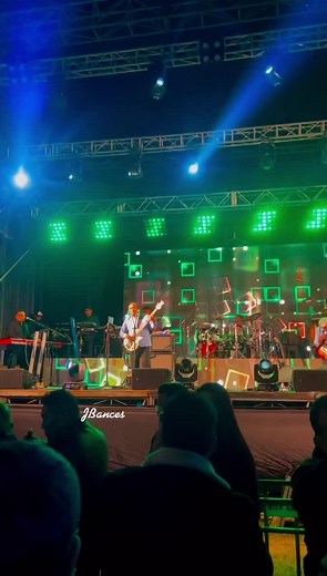 Live Band Performance with Stunning Visual Effects