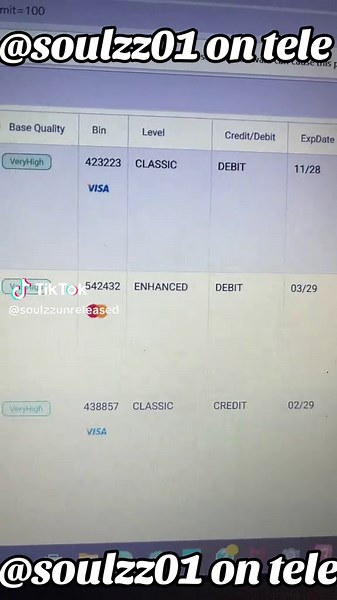 @soulzz01 on tele #punchmadedev #tommyg #teejayx6method #teejayx #cc #visaprepaid #prepaid #method #fyp