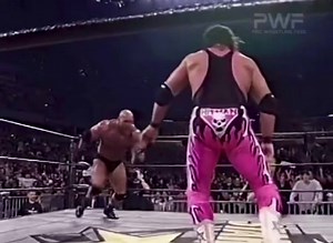 The kick that ended the career of Bret Hart. Goldberg vs. Bret Hart (WCW Starrcade 1999) | Pro Wrestling Feed