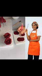 How to make gum paste rose flowers using a teardrop cutter. | Priceless Foods & Confectioneries