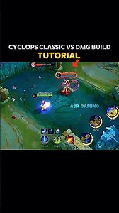 Cyclops Spongebob Skin ✅ Classic Build Vs Full Damage Build Tutorial by ASR GAMING 🤝