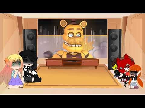 Past Aftons react to [FNAF/SFM] Built in the 80s - Griffinilla (Fandroid)