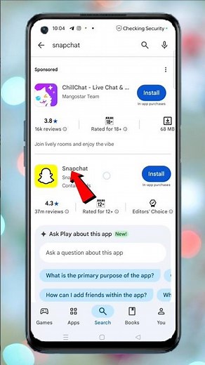 How to Download Snapchat Apps 😱 😎 #apps #snapchat #shorts #viral