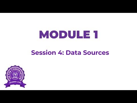 Module 1: Session 4 - Data Sources