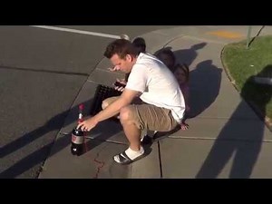 DIET COKE & MENTOS ROCKET EXPERIMENT!