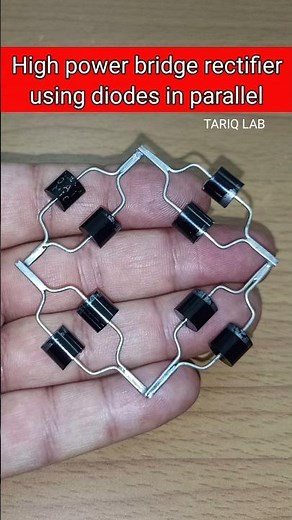 Diy high power bridge rectifier
