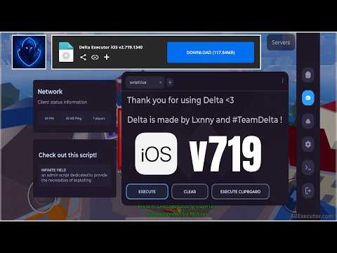 [New Update] Delta Executor iOS v719.1340 IPA For iPhone & iPad | Roblox iOS Executor 2026