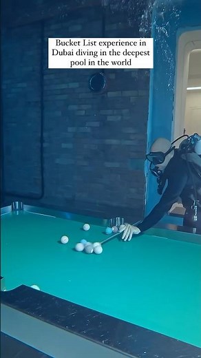 Deep Dive Dubai (The worlds deepest pool 60 meters/200ft deep) 🤿